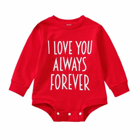 I Love You Always Forever Romper - PREORDER