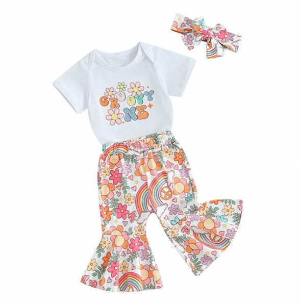 Groovy ONE Outfits & Bows (2 Styles) - PREORDER