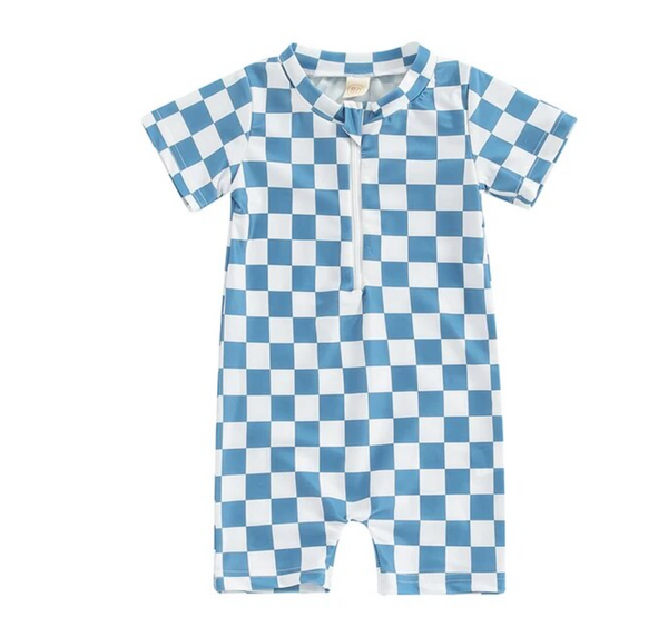 Trendy Checkered Swimsuits (3 Colors) - PREORDER