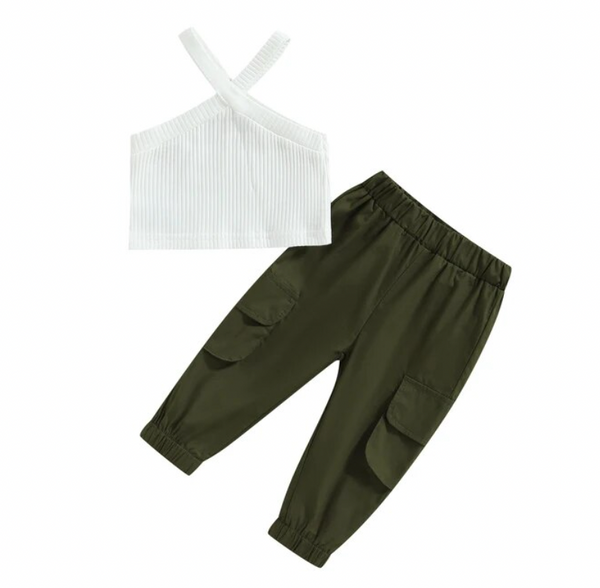 Jada Crop Pocket Outfits (2 Colors) - PREORDER