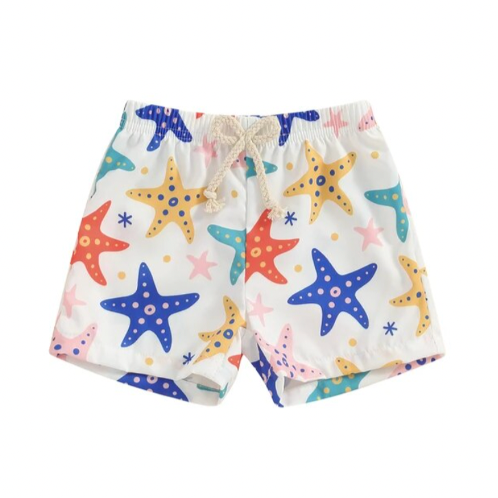 Colorful Starfish Swimtrunks - PREORDER