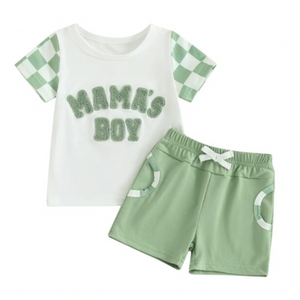 Mamas Boy Checkered Outfit - PREORDER