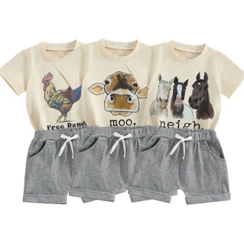 Farm Animals Outfits (3 Styles) - PREORDER