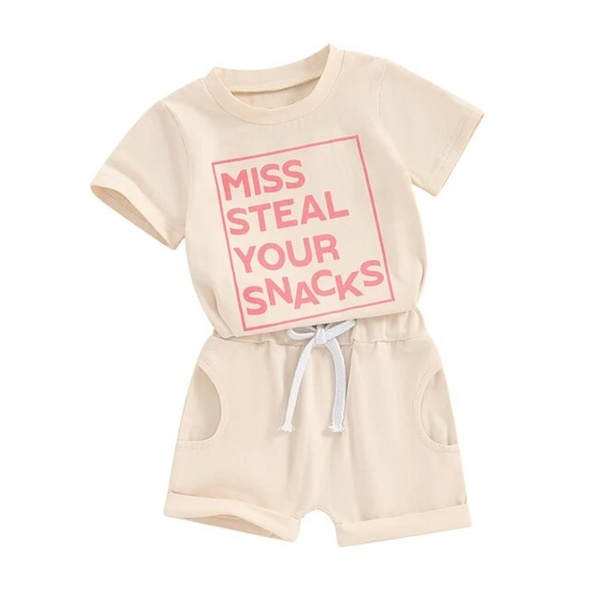 Miss Steal your Snacks Outfits (3 Colors) - PREORDER