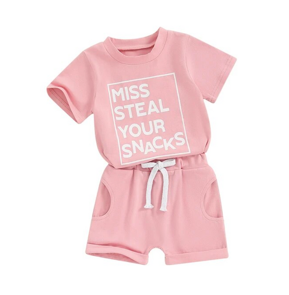 Miss Steal your Snacks Outfits (3 Colors) - PREORDER