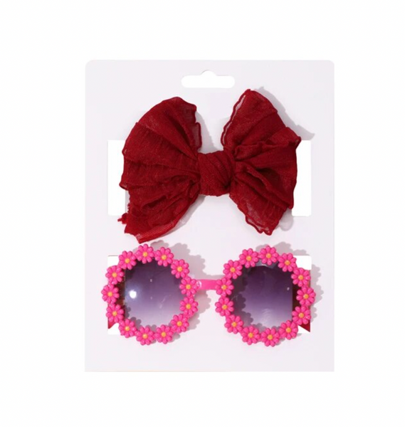 Spring Time Sunnies & Sheer Bows (6 Colors) - PREORDER