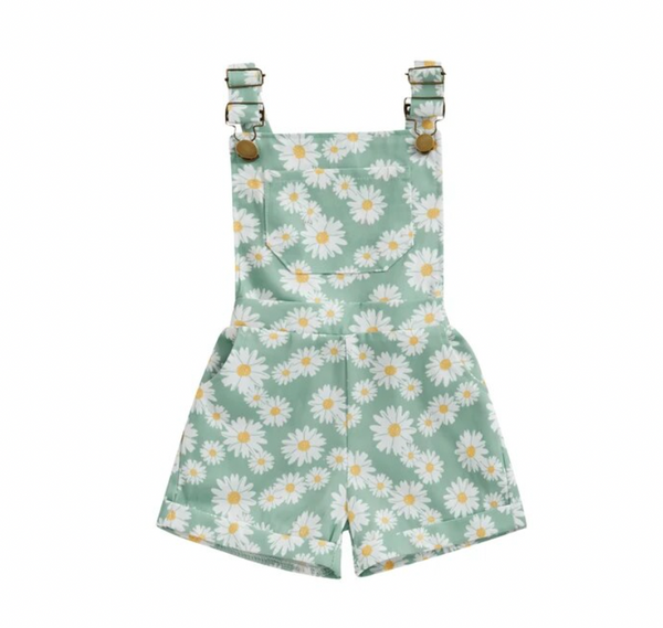 Spring Sunflower Overall Rompers (3 Colors) - PREORDER