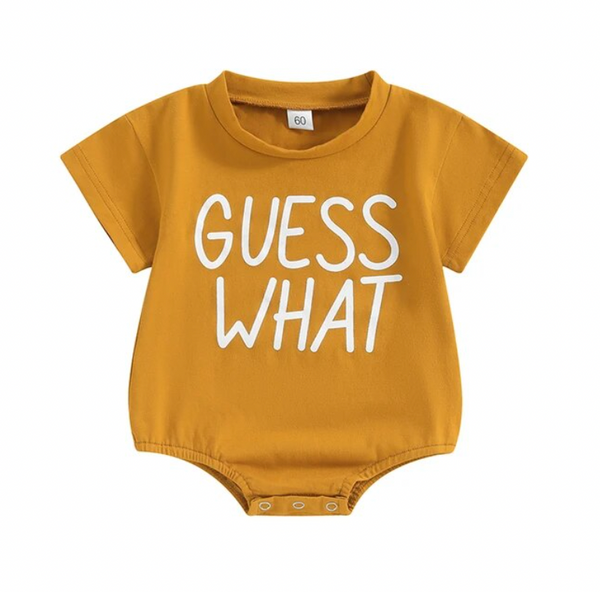 Guess What? Chicken Butt Rompers (3 Colors) - PREORDER