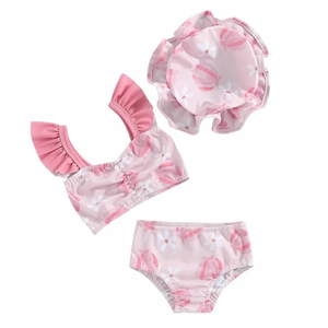 Sassy Pink Seashells Swimsuits (2 Styles) - PREORDER