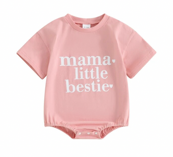 Mama Little Bestie Rompers (2 Colors) - PREORDER