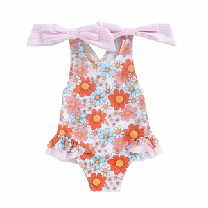Colorful Daisies Swimsuit - PREORDER