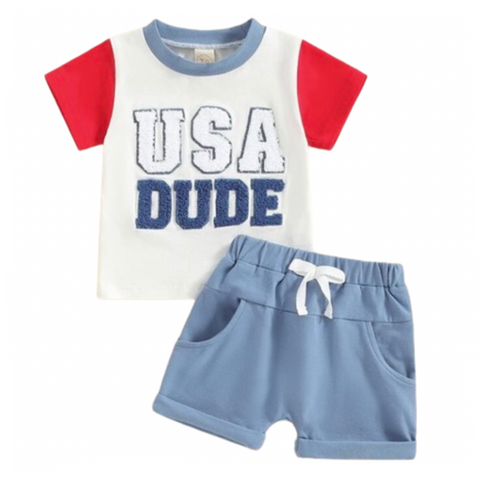 USA Dude Three Tone Patch Outfit - PREORDER