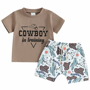 Cowboy in Training Howdy Boho Outfit - PREORDER