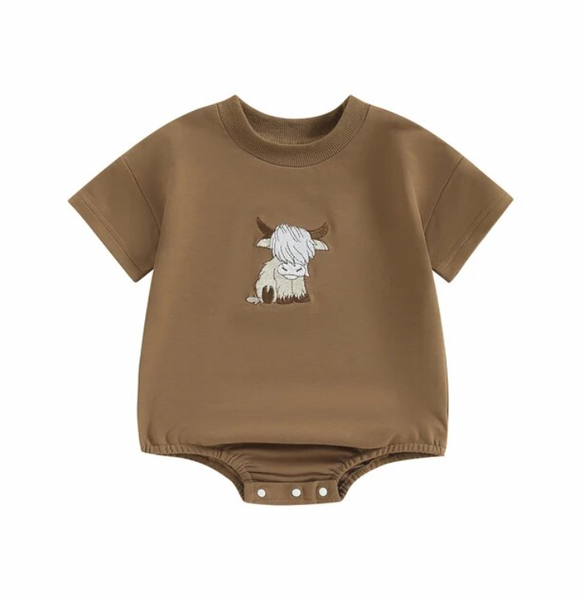 Farm Animals Embroidered Rompers (2 Styles) - PREORDER