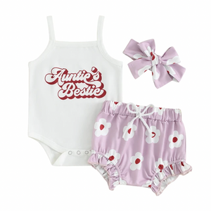Aunties Bestie Outfit & Bow - PREORDER