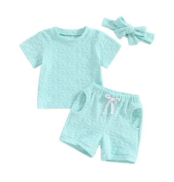 Daisies Textured Outfits (4 Colors) - PREORDER