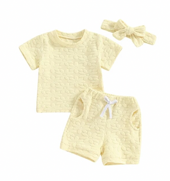 Daisies Textured Outfits (4 Colors) - PREORDER