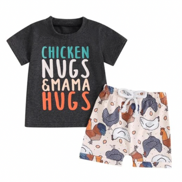 Chicken Nugs & Mamas Hugs Outfits (2 Styles) - PREORDER