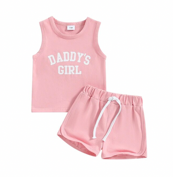 Daddys Girl Tank Outfits (3 Colors) - PREORDER