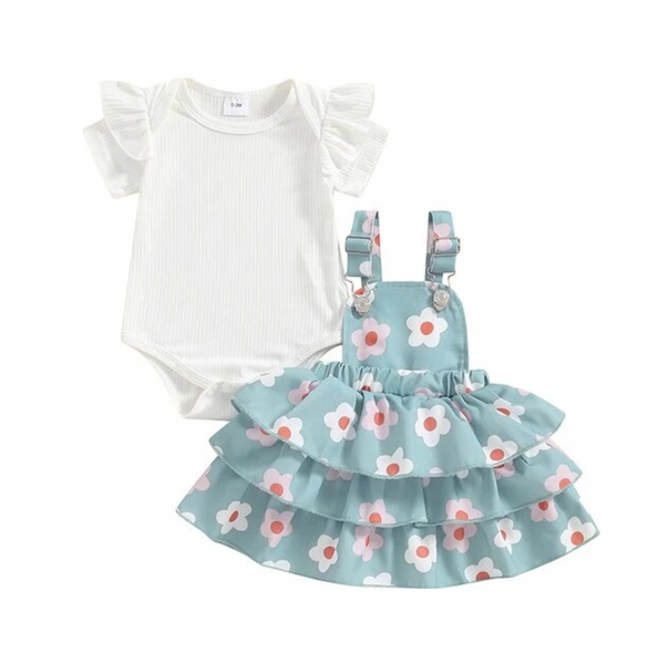 The Perfect Daisies Overalls Outfit Dresses (3 Colors) - PREORDER