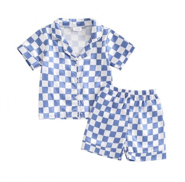 Silky Soft Checkered Pajamas (2 Colors) - PREORDER