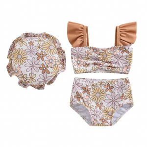 Scenic Drives Floral Swimsuit & Hat - PREORDER