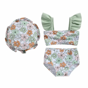 Daydream Floral Swimsuit & Hat - PREORDER