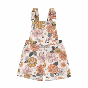 Kerah Floral Overall Romper - PREORDER