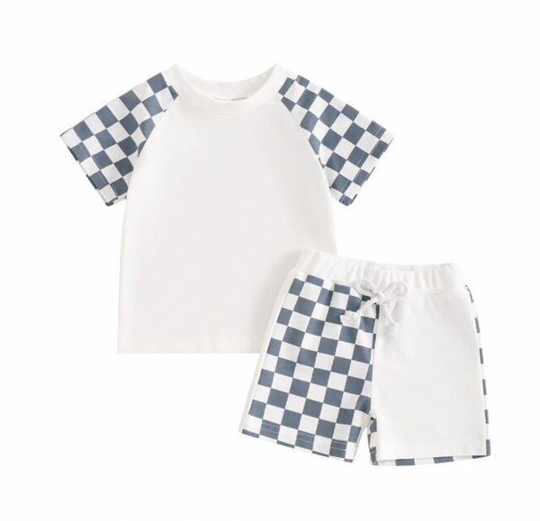 Two Tone Checkered Outfits (3 Colors) - PREORDER