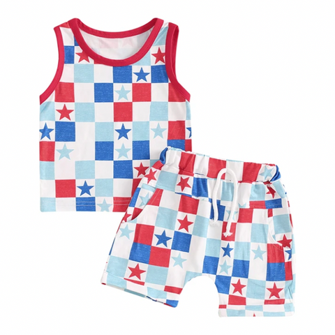 Checkered Stars Outfit - PREORDER