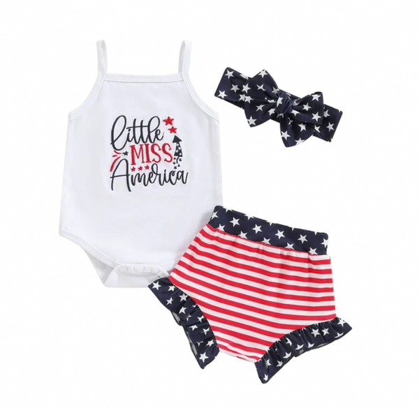Stars & Stripes Tank Outfits (2 Styles) - PREORDER