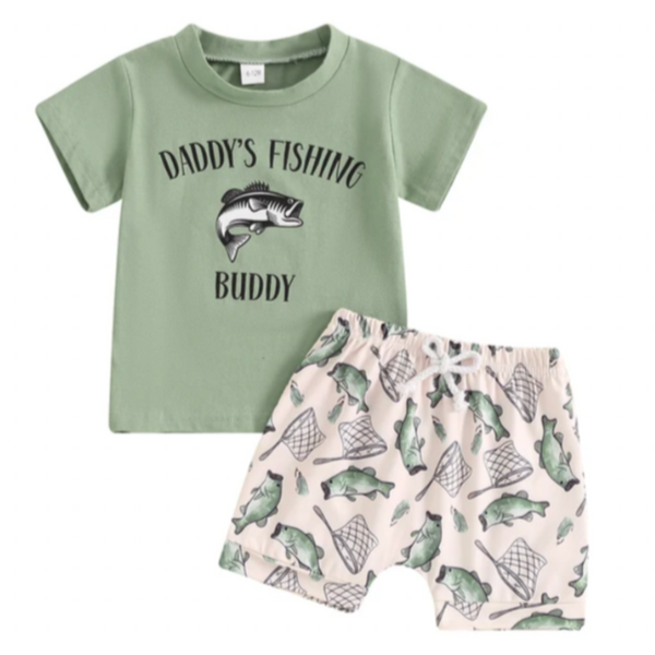 Daddys Fishing Buddy Outfits (2 Styles) - PREORDER