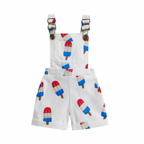 Homemade Bomb Pops Overalls - PREORDER