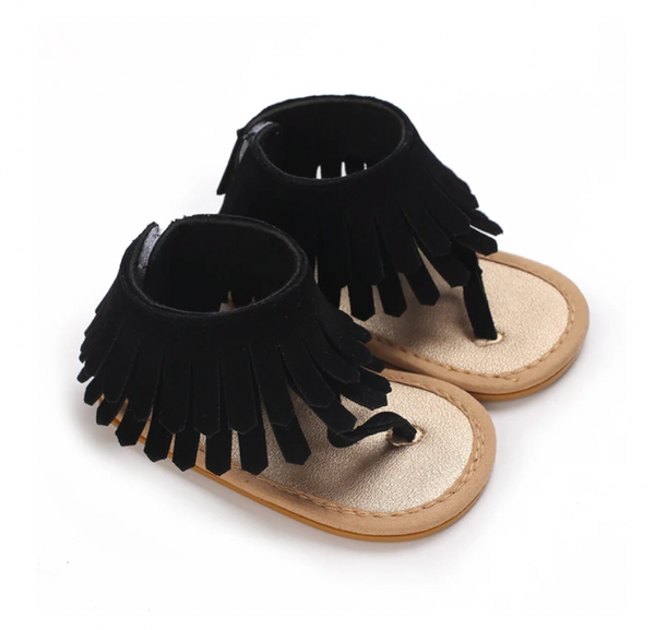 Western Tassels Soft Sole Sandals (6 Colors) - PREORDER