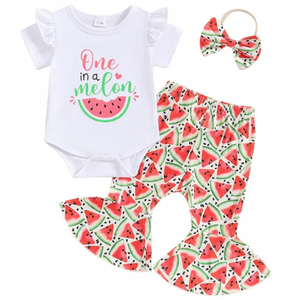 ONE in a Melon Outfit & Bow - PREORDER