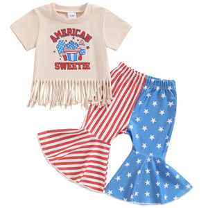 American Sweetie Stars & Stripes Bells Outfit - PREORDER