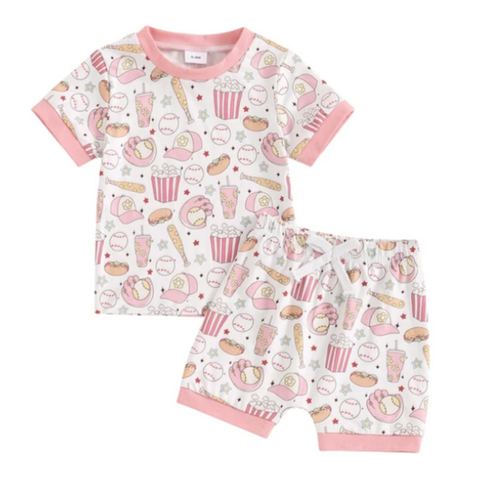 Baseball Snacks Outfit - PREORDER