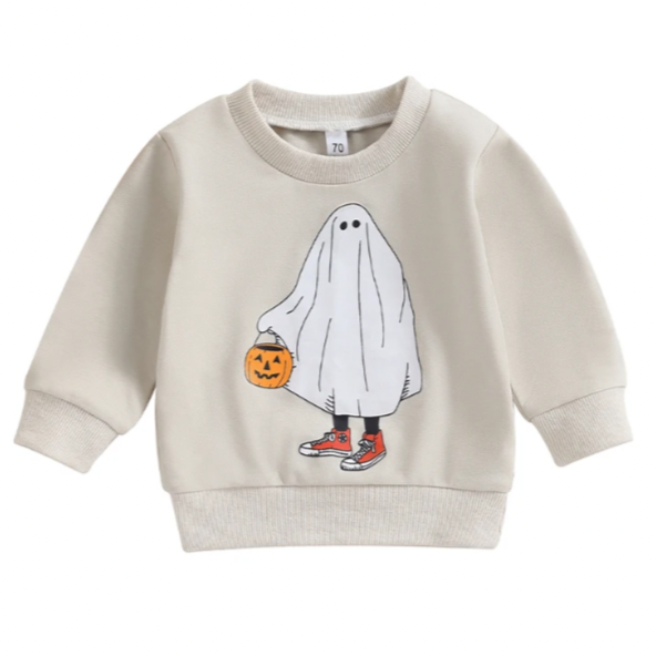 Trick or Treat Ghost Romper & Pullover - PREORDER