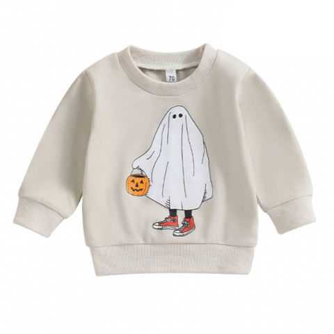 Trick or Treat Ghost Romper & Pullover - PREORDER