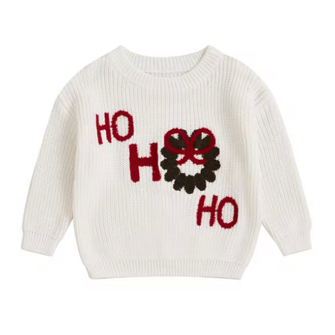 HoHoHo Christmas Reef Knit Sweater - PREORDER