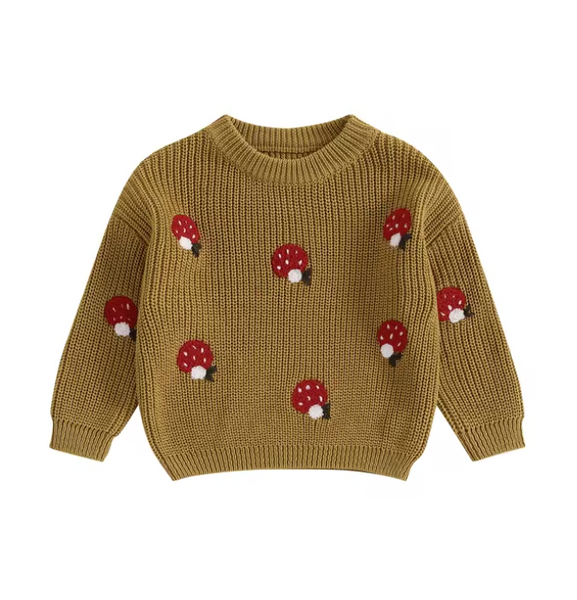 Mushrooms Knit Sweaters (2 Colors) - PREORDER