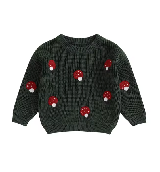 Mushrooms Knit Sweaters (2 Colors) - PREORDER