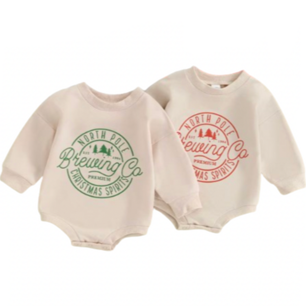 North Pole Brewing Company Rompers (2 Colors) - PREORDER