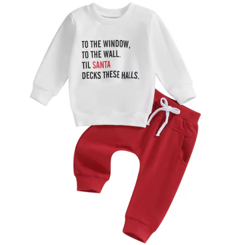 Deck These Halls Jogger Outfit - PREORDER