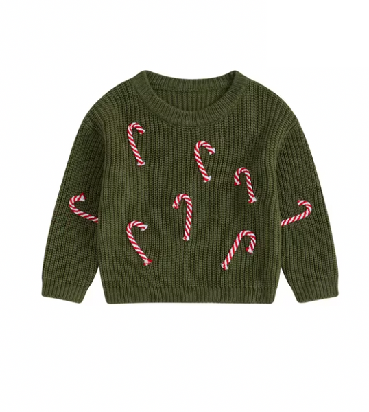 Candy Canes Knit Sweaters (3 Colors) - PREORDER