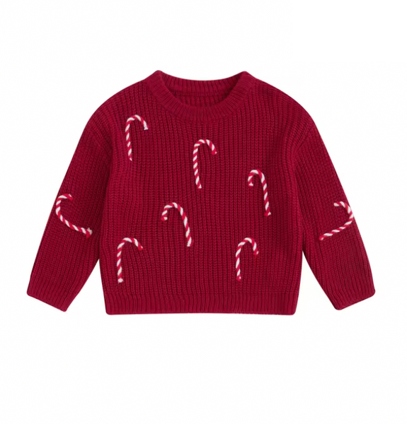 Candy Canes Knit Sweaters (3 Colors) - PREORDER