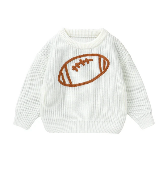 Football Knit Sweaters (3 Colors) - PREORDER