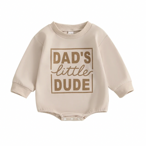 Dads Little Dude Rompers (2 Colors) - PREORDER