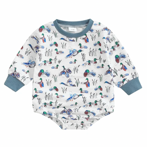 Blue Ducks Rompers (2 Styles) - PREORDER