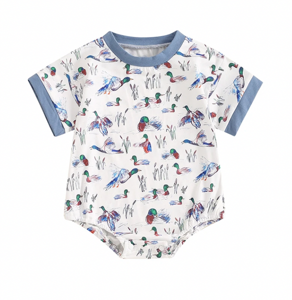 Blue Ducks Rompers (2 Styles) - PREORDER